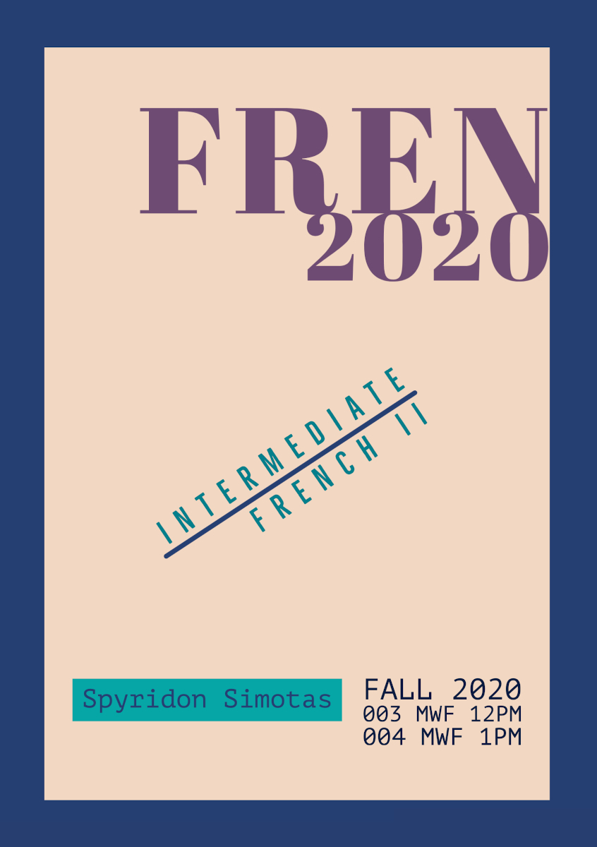 FREN 2020 Poster